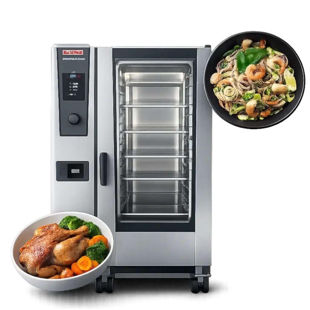 Hornos inteligentes industriales para restaurantes