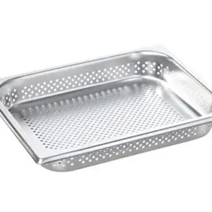 Contenedor perforado de acero inoxidable